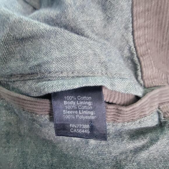 J. Crew Mens M Corduroy Blazer Sport Coat 100% Cotton Casual Jacket Gray - Picture 14 of 14